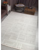 Ковер 00019A - GREY / WHITE - Прямоугольник - коллекция ADALIN