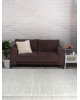 Ковер 00019A - GREY / WHITE - Прямоугольник - коллекция ADALIN