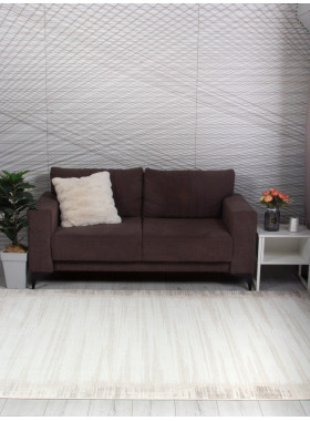 Ковер 00020B - BEIGE / WHITE - Прямоугольник - коллекция ADALIN