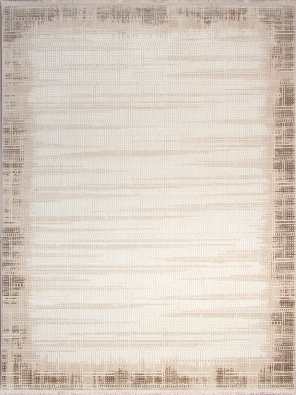 Ковер 00020B - D.BEIGE / WHITE - Прямоугольник - коллекция ADALIN