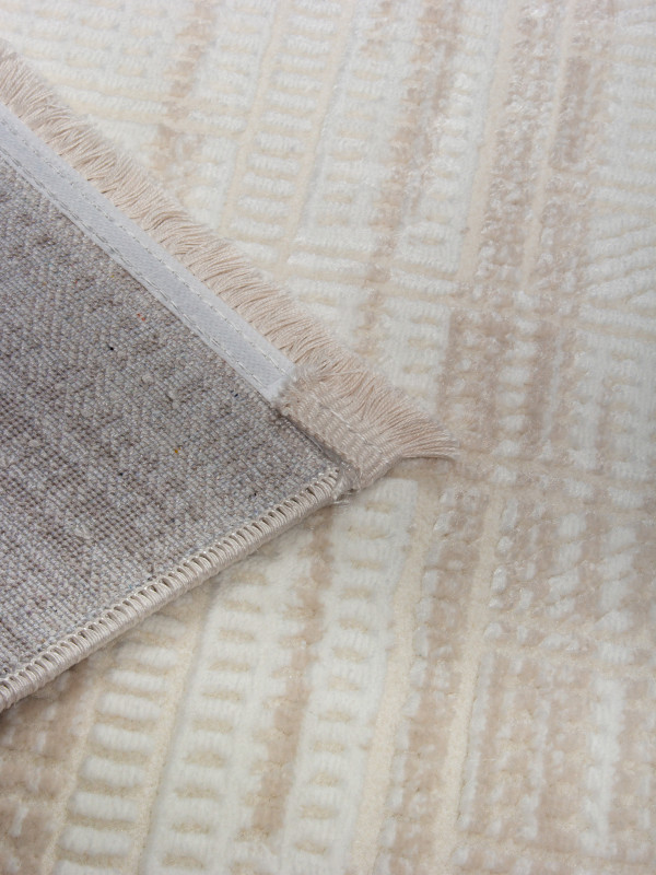 Ковер 00020B - D.BEIGE / WHITE - Прямоугольник - коллекция ADALIN