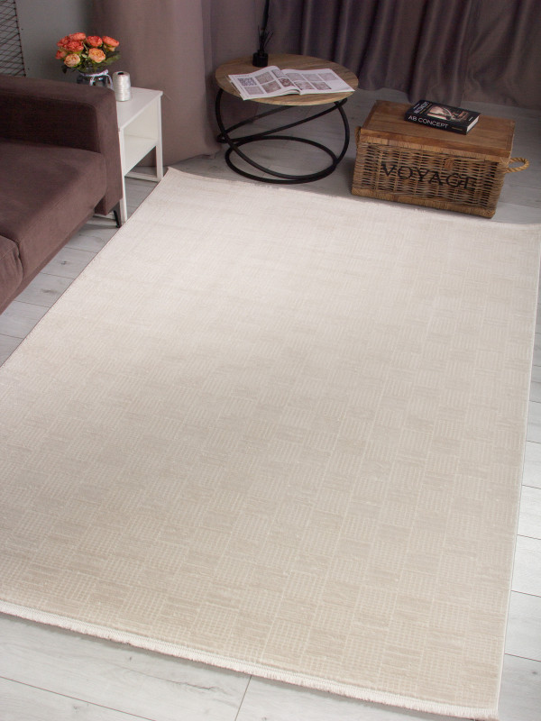 Ковер 00037B - CREAM / L.BEIGE - Прямоугольник - коллекция ADALIN