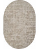 Ковер F415AE - BEIGE / L.BROWN - Овал - коллекция AFINA
