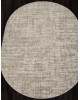 Ковер F415AE - BEIGE / L.BROWN - Овал - коллекция AFINA