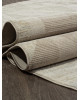 Ковер F416AD - BEIGE / L.BROWN - Овал - коллекция AFINA