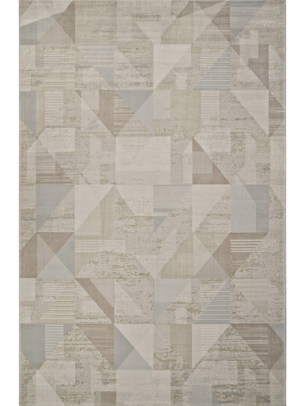 Ковер F416AD - BEIGE / L.BROWN - Прямоугольник - коллекция AFINA