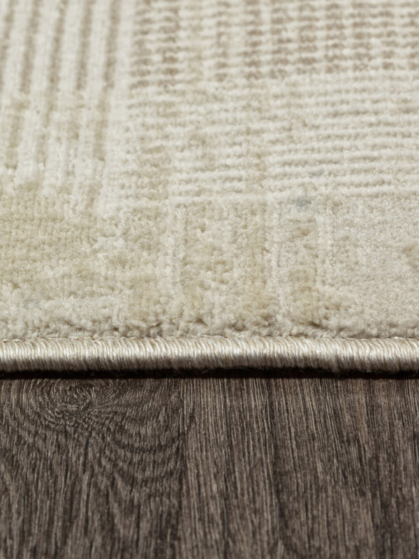 Ковер F416AD - BEIGE / L.BROWN - Прямоугольник - коллекция AFINA