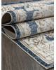 Ковер O1701 - 630 CREAM / BLUE - Прямоугольник - коллекция ANTEP
