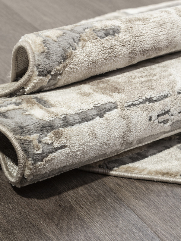 Ковер 03802A - GREY / BROWN - Круг - коллекция ARMINA