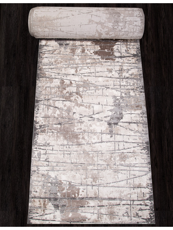 Ковровая дорожка 03802A - GREY / BROWN - коллекция ARMINA