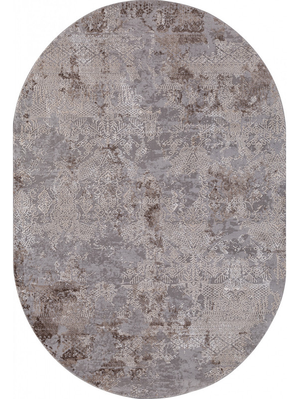 Ковер 03851C - GREY / BROWN - Овал - коллекция ARMINA