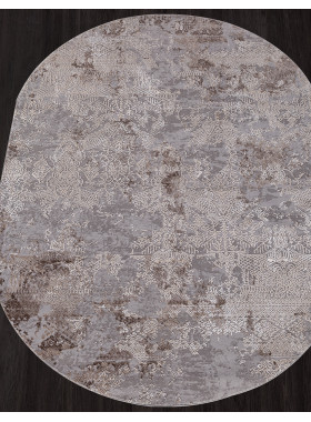 Ковер 03851C - GREY / BROWN - Овал - коллекция ARMINA