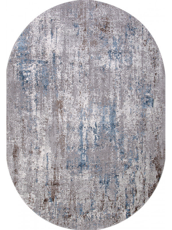 Ковер 03856A - BLUE / BLUE - Овал - коллекция ARMINA