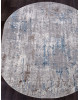 Ковер 03856A - BLUE / BLUE - Овал - коллекция ARMINA