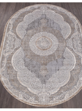 Ковер 03880C - GREY / BROWN - Овал - коллекция ARMINA
