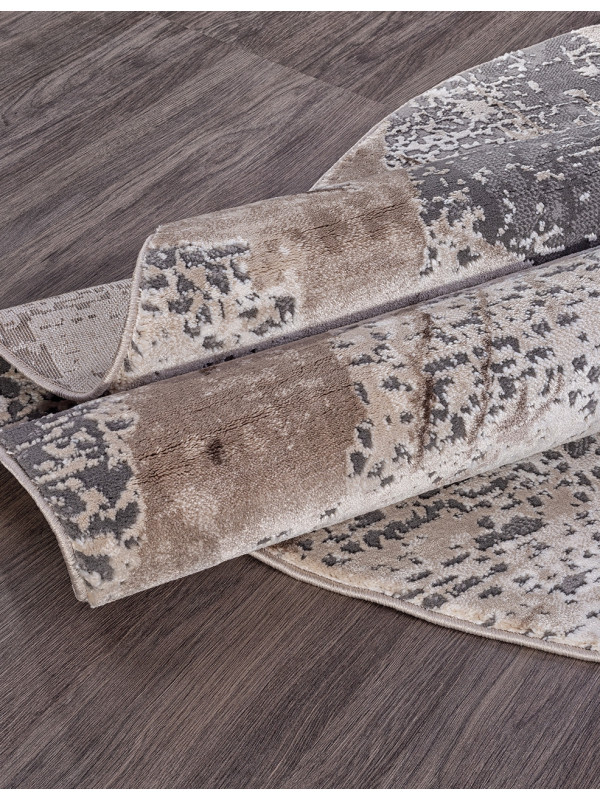 Ковер 04022C - GREY / BROWN - Овал - коллекция ARMINA