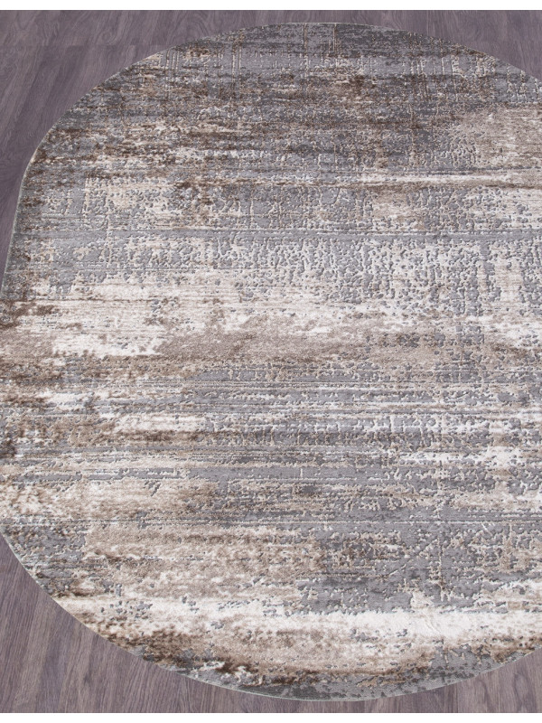 Ковер 04050C - GREY / BROWN - Овал - коллекция ARMINA
