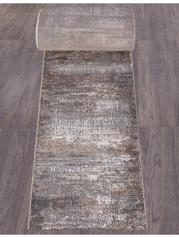 Ковровая дорожка 04050C - GREY / BROWN - коллекция ARMINA