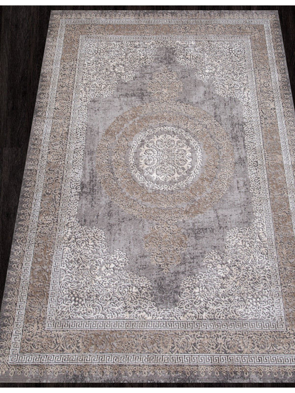 Ковер 04073C - GREY / BROWN - Прямоугольник - коллекция ARMINA