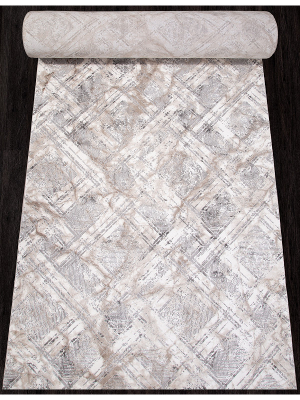 Ковровая дорожка 04074C - GREY / BROWN - коллекция ARMINA