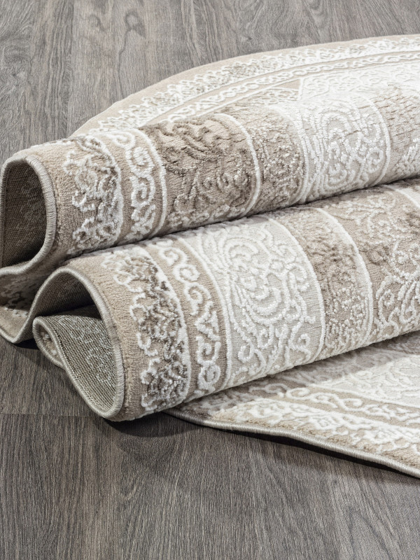 Ковер 04089A - BROWN / BROWN - Овал - коллекция ARMINA