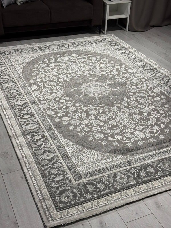 Ковер GA007G - GREY / GREY - Прямоугольник - коллекция ARMINA