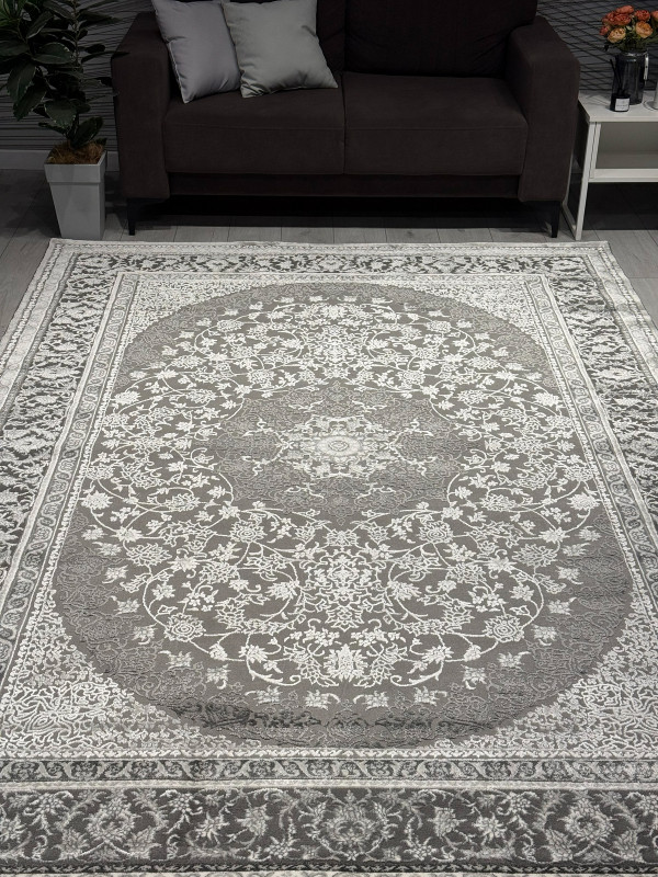 Ковер GA007G - GREY / GREY - Прямоугольник - коллекция ARMINA