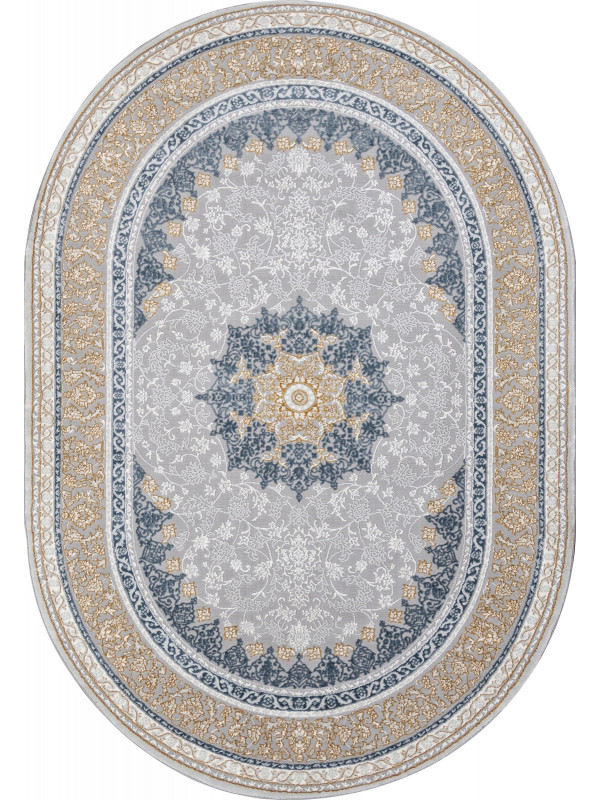 Ковер GA007N - GREY / MULTI - Овал - коллекция ARMINA