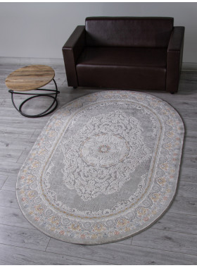 Ковер GA014N - GREY / MULTI - Овал - коллекция ARMINA
