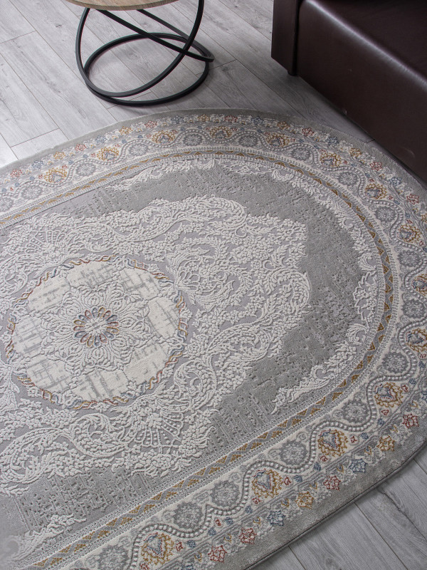 Ковер GA014N - GREY / MULTI - Овал - коллекция ARMINA