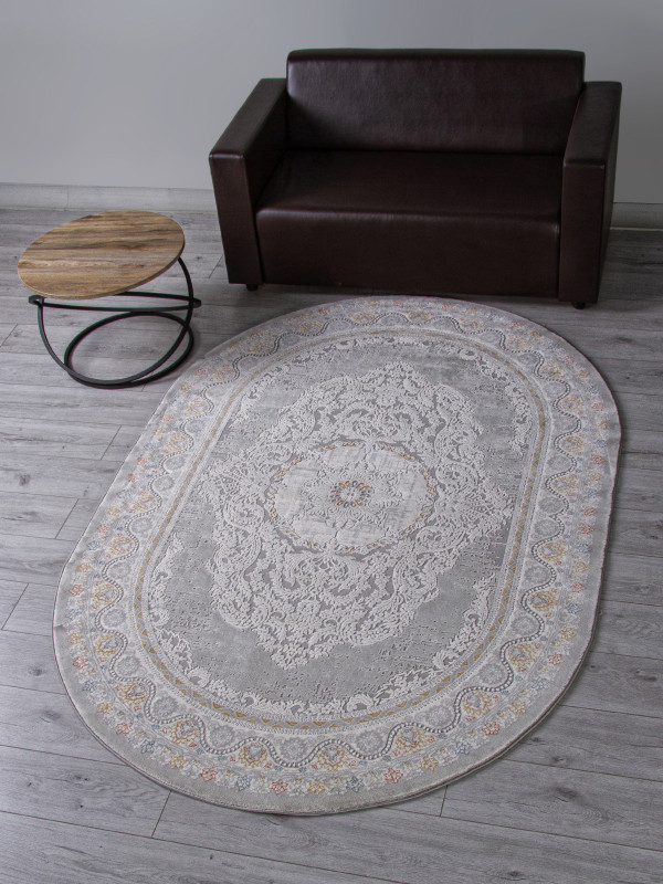 Ковер GA014N - GREY / MULTI - Овал - коллекция ARMINA