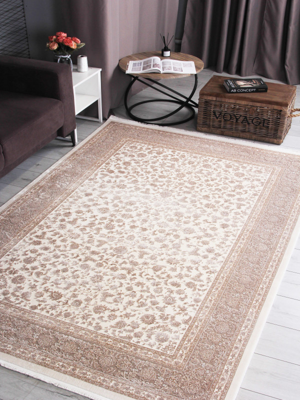 Ковер 4554B - S.WHITE / CREAM - Прямоугольник - коллекция Astoria