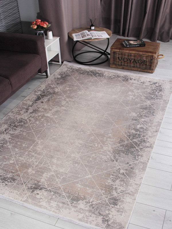 Ковер 9237A - S.CREAM / L.GREY - Прямоугольник - коллекция Astoria