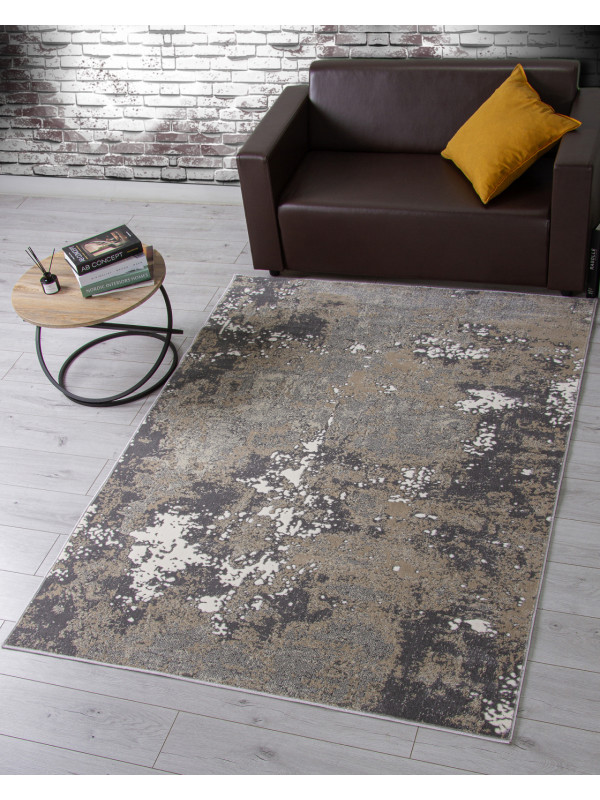 Ковер D996 - CREAM-GRAY - Прямоугольник - коллекция ATLANTIS