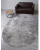 Ковер D996 - LIGHT GRAY - Овал - коллекция ATLANTIS