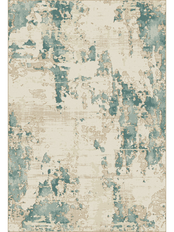 Ковер F100 - BEIGE-BLUE - Прямоугольник - коллекция ATLAS