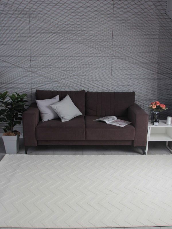 Ковер PX3006 - CREAM - Прямоугольник - коллекция AURA