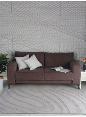 Ковер PX3007 - GREY - Прямоугольник - коллекция AURA