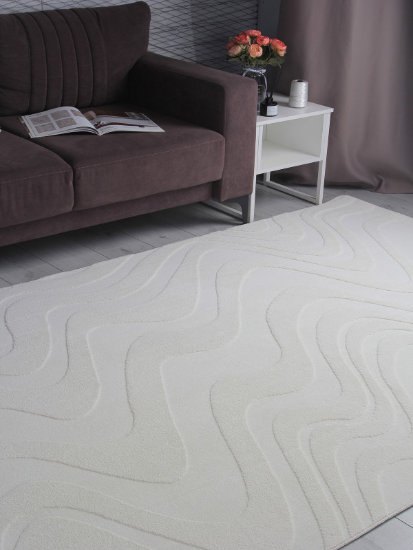 Ковер PX3008 - CREAM - Прямоугольник - коллекция AURA