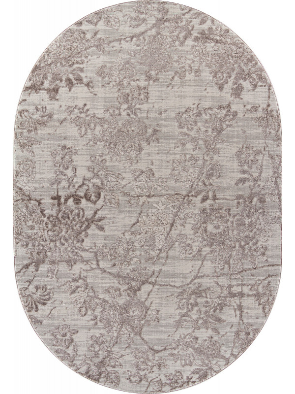 Ковер O2446 - 765 BEIGE / VIZON - Овал - коллекция BRAND