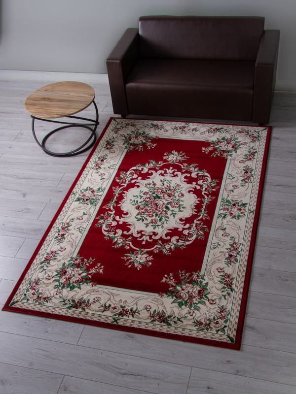 Ковер D057 - RED - Прямоугольник - коллекция COLIZEY