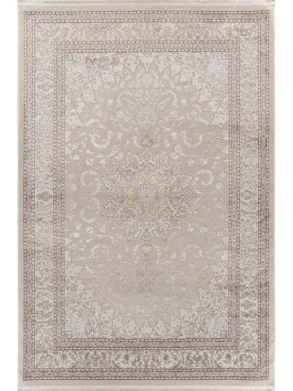 Ковер M108A - BEIGE / CREAM - Прямоугольник - коллекция DELINA