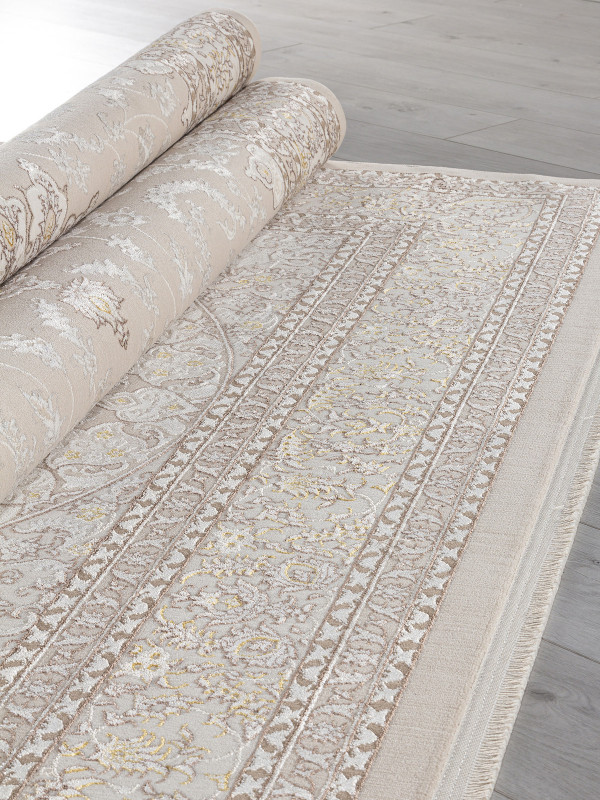 Ковер M108A - BEIGE / CREAM - Прямоугольник - коллекция DELINA