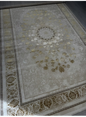 Ковер У002 - CREAM / GOLD - Прямоугольник - коллекция DELINA