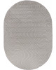 Ковер F410 - LIGHT CREAM - Овал - коллекция DIOS