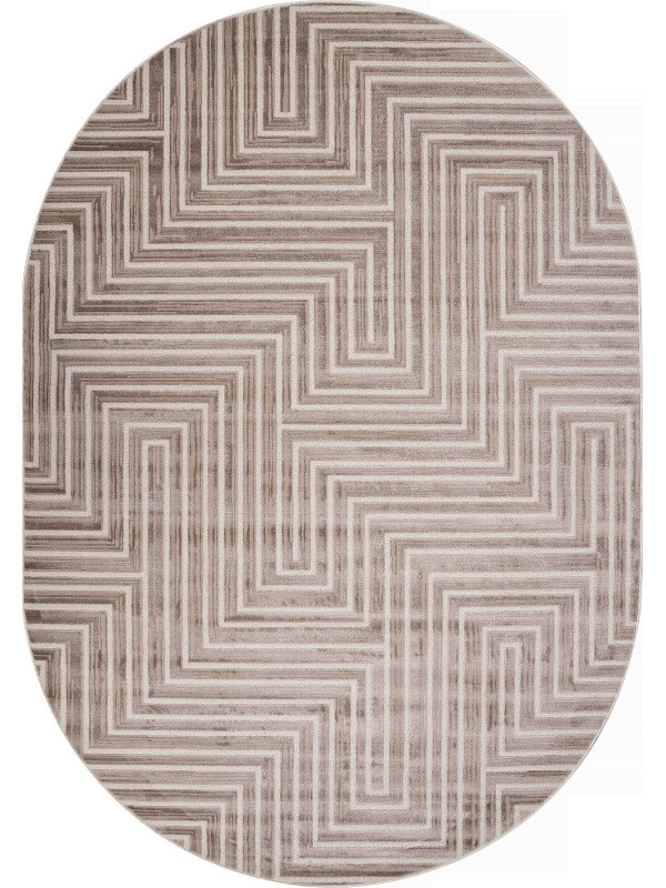 Ковер F412 - BEIGE - Овал - коллекция DIOS