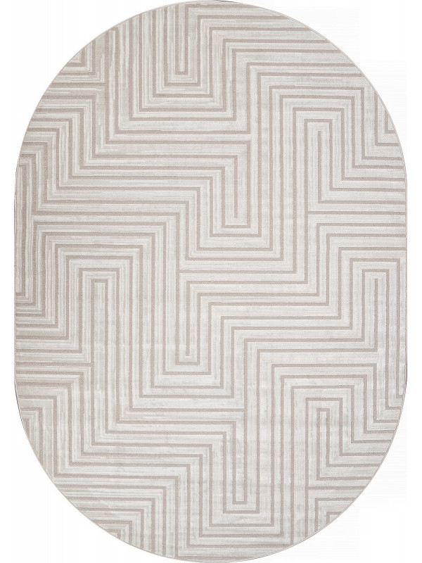 Ковер F412 - CREAM - Овал - коллекция DIOS
