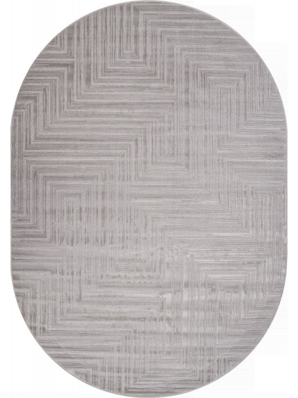 Ковер F412 - GRAY - Овал - коллекция DIOS