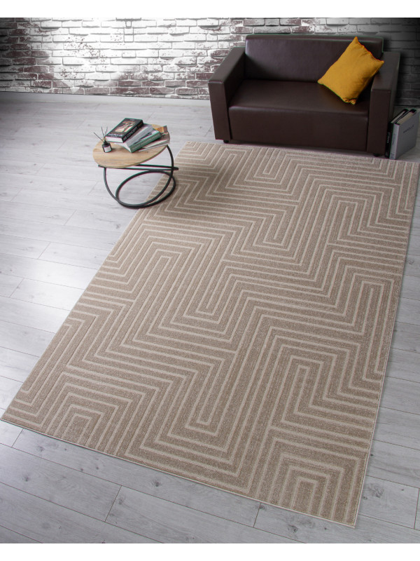 Ковер F412 - LIGHT BEIGE - Прямоугольник - коллекция DIOS