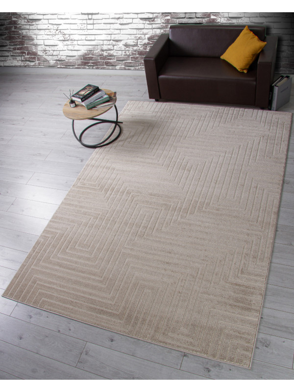 Ковер F412 - LIGHT BEIGE - Прямоугольник - коллекция DIOS
